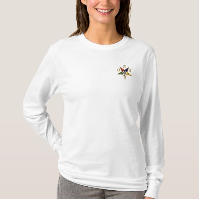 T-shirt Hoodie oriental da estrela (Frente)