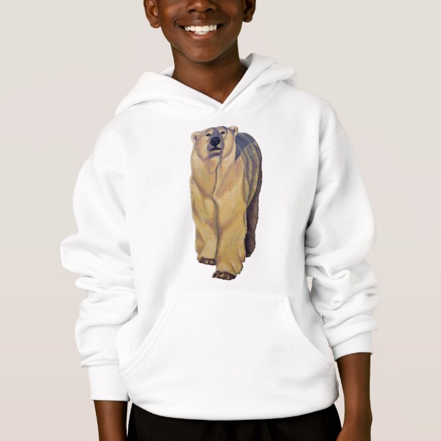 T-shirt Hoodie Polar Bear Hoodie (Frente)