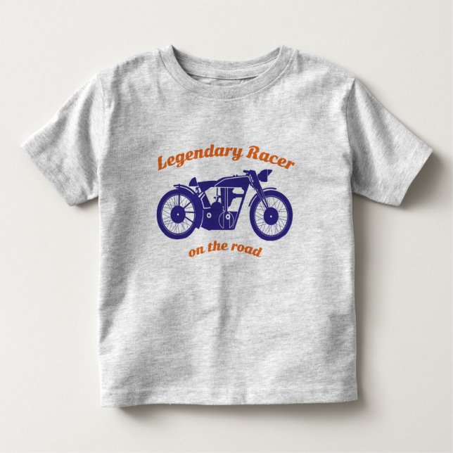 T-shirt Hoodie retro legal da motocicleta (Frente)