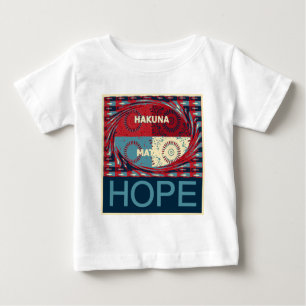 T-shirt Hope Hakunamatata Adorável Vetor Edgy Inspiraciona