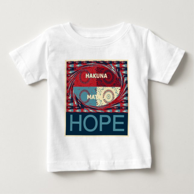 T-shirt Hope Hakunamatata Adorável Vetor Edgy Inspiraciona (Frente)