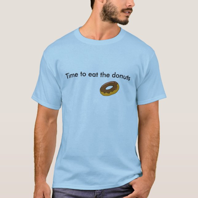 T-shirt Hora de comer as rosquinhas (Frente)