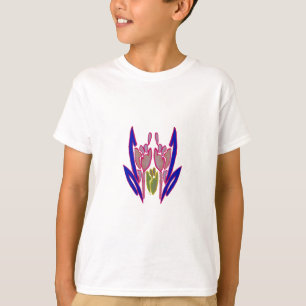 T-shirt Horários do inverno Lindas cores adoráveis Arte