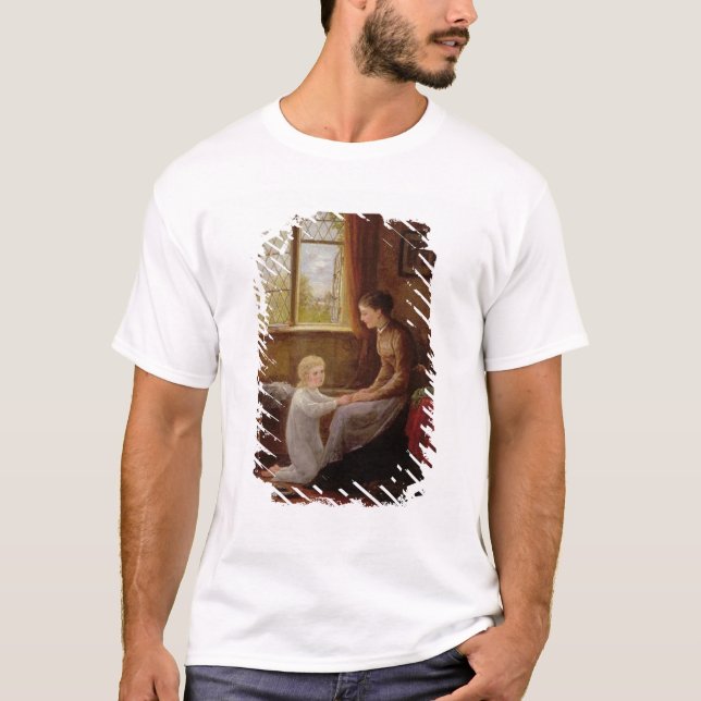 T-shirt Horas de dormir, 1890 (óleo no painel) (Frente)