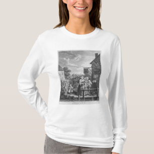 T-shirt Horas do dia, noite, 1738