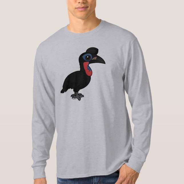 T-shirt Hornbill à terra Abyssinian de Birdorable (Frente)