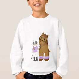 T-shirt Horse and girl - Menina e cavalo