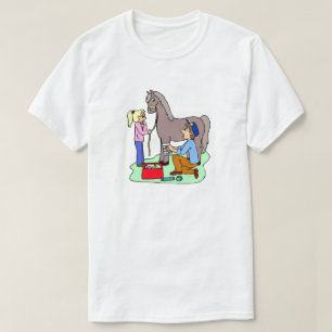 T-shirt Horse Vet Theme Equine Veterinarian