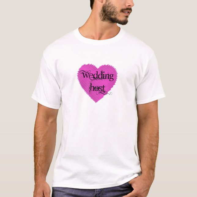 T-shirt Host de Casamento (Frente)