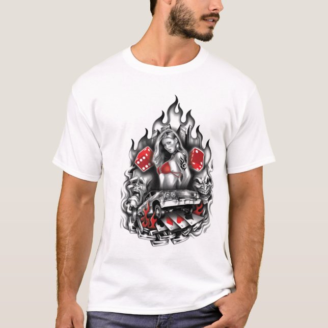 T-shirt Hot girl (Frente)