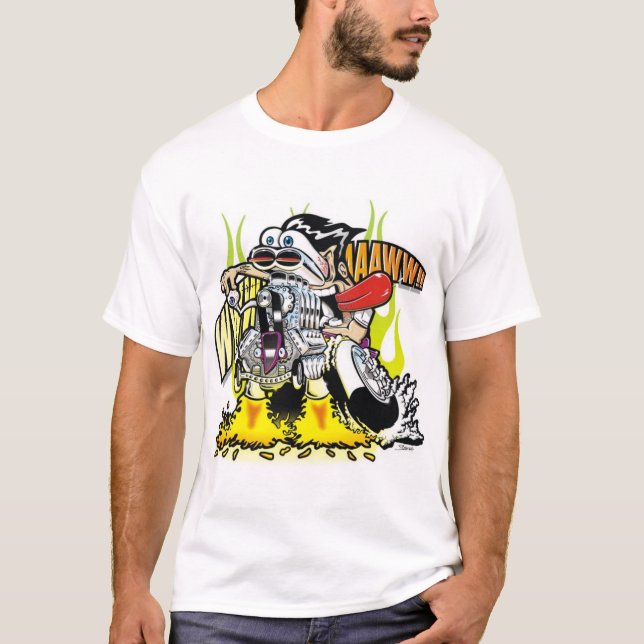 T-shirt Hot rod (Frente)