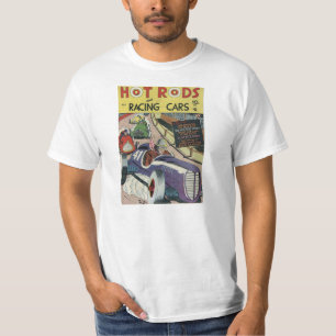 T-shirt Hot rod e carros de competência - cobrir clássic