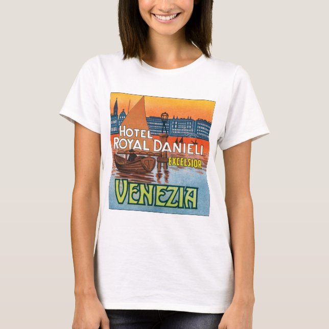 T-shirt Hotel Danieli real de Venezia (Frente)