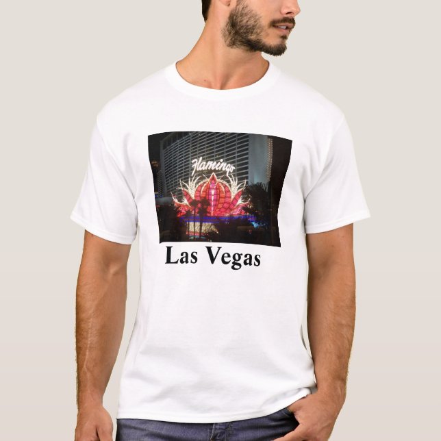 T-shirt Hotel Las Vegas Flamingo (Frente)