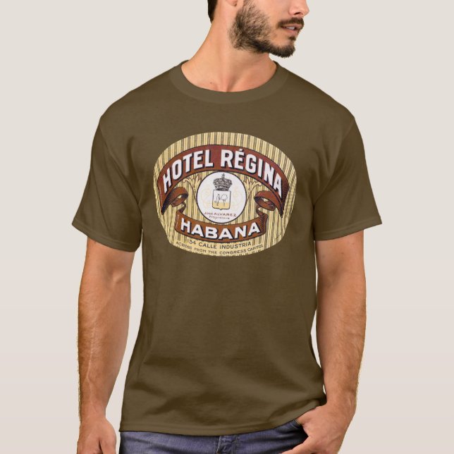 T-shirt Hotel Regina Habana Cuba (Frente)
