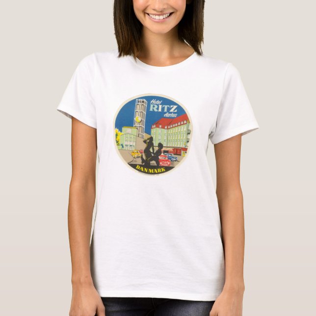 T-shirt Hotel Ritz Danmark (Frente)