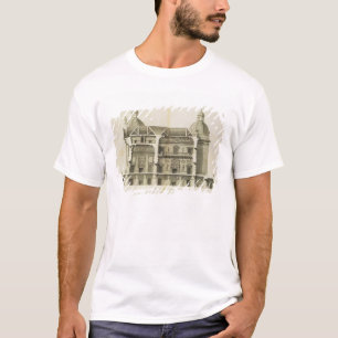 T-shirt Houghton Hall: seção transversal do salão e do
