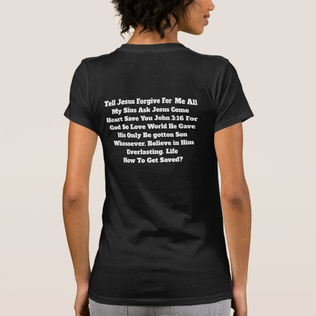 T-Shirt how to get saved (Verso)