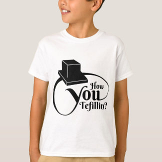 T-shirt "How You Tefillin" (Preto)