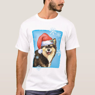 T-shirt Howliday feliz Lapphund finlandês