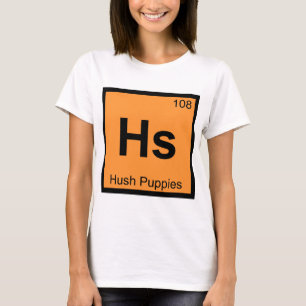 T-shirt Hs - Hush Puppies Química Símbolo da Tabela Periód
