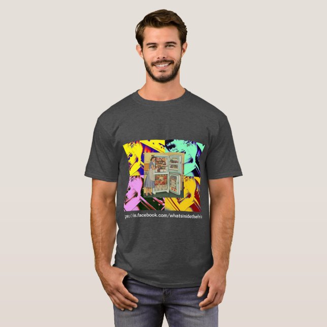 T-shirt https://m.facebook.com/whatsinsidethefridge (Frente Completa)