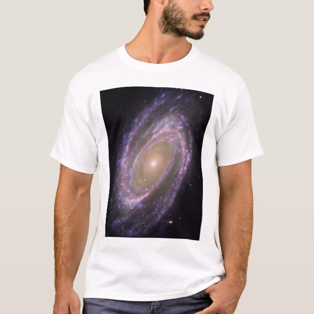 T-shirt Hubble - imagem composta de Galex - de Spitzer de (Frente)