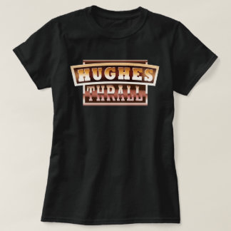 T-shirt Hughes/t-shirt senhoras do encalço