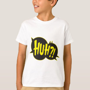 T-shirt Huh crescimento Splat dos desenhos animados