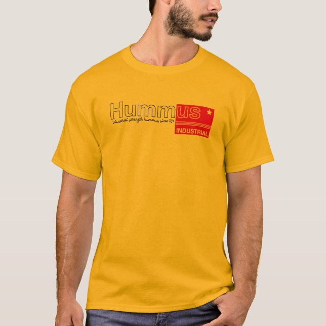 T-SHIRT HUMMUS INDUSTRIAL (Frente)