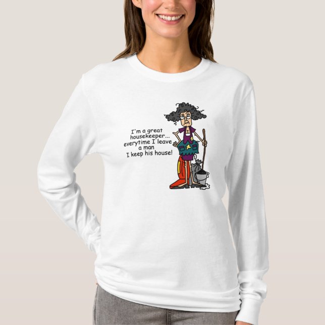 T-shirt Humor da empregada (Frente)