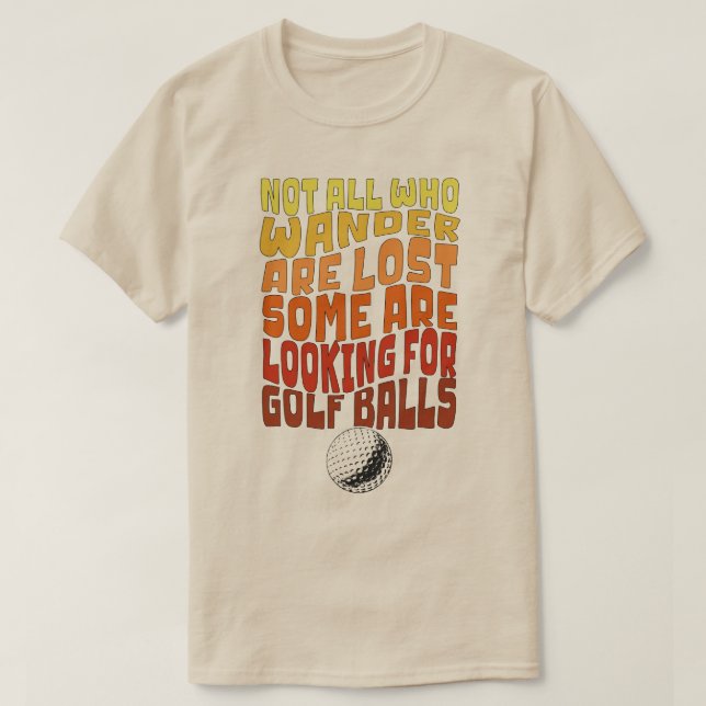 T-Shirt Humor de Golfe (Frente do Design)