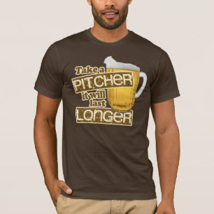 T-shirt Humor engraçado do bebendo da cerveja