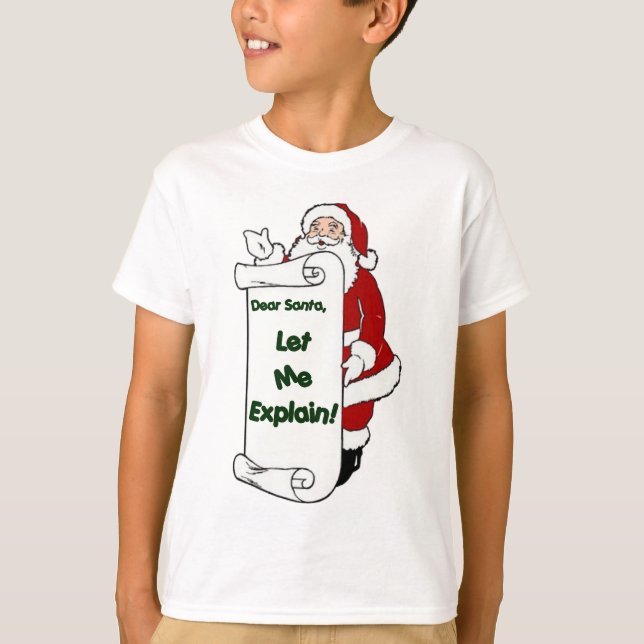 T-shirt Humor engraçado do Natal (Frente)