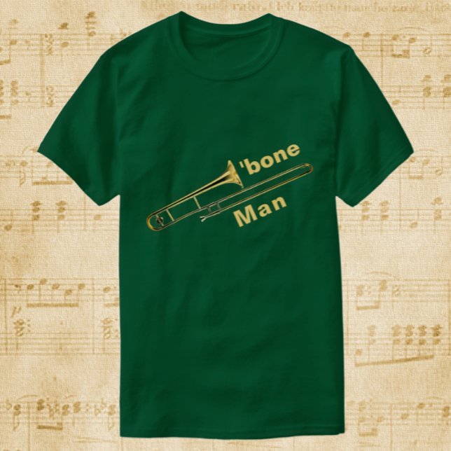 T-Shirt Humor Humor de Trombone (Criador carregado)