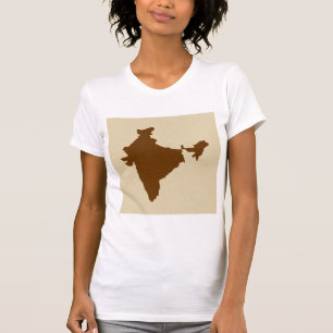 T-shirt Humores India da especiaria da noz-moscada