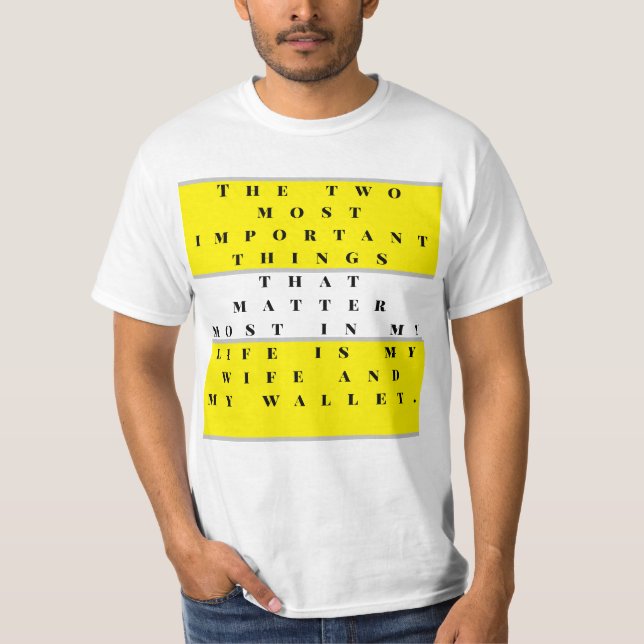 T-Shirt humorística masculina (Frente)