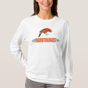 T-shirt Humorístico Eu Adoro Papagaios