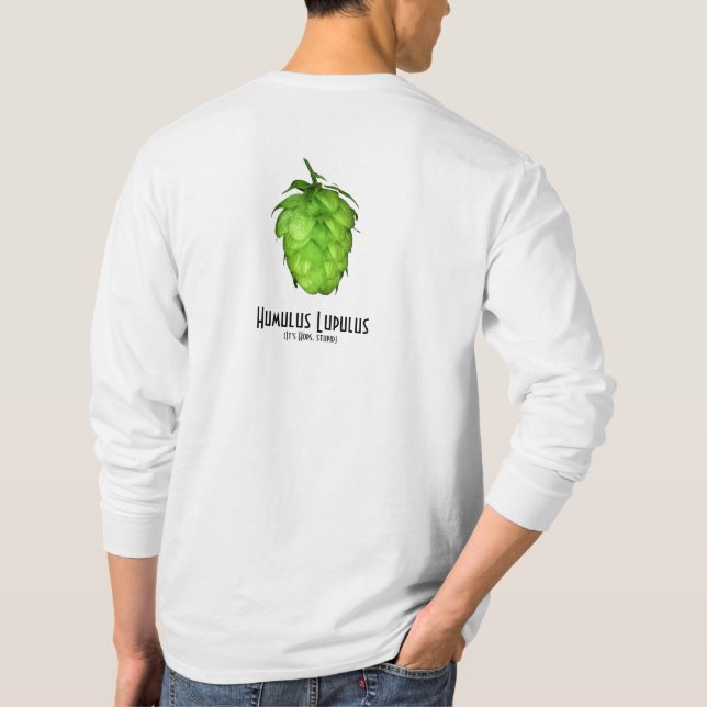 T-shirt Humulus Lupulus (Verso)