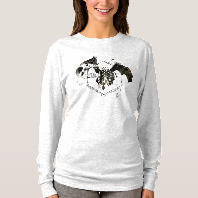 T-shirt Hungarian Horntail Dragon (Frente)