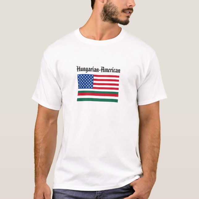 T-shirt Húngaro-Americano (Frente)