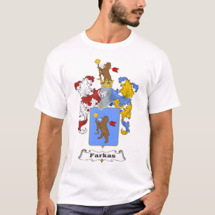 T-shirt húngaro da brasão da família de Farkas