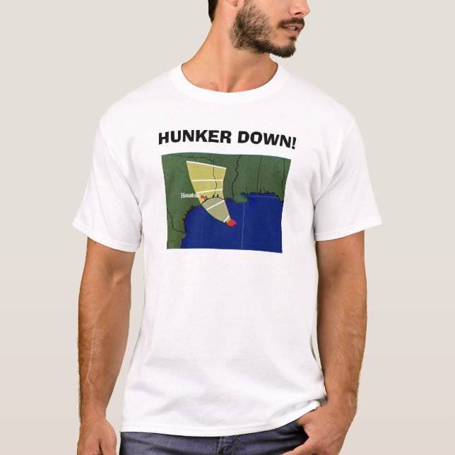 T-SHIRT HUNKER PARA BAIXO O BRANCO (Frente)