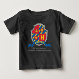 T-shirt Hunter H name significa crest knights shield