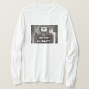 T-shirt Hurray- anca anca Congrats na substituição anca