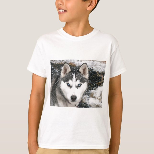 T-shirt Husky dog (Frente)