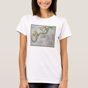 T-shirt Hydra, "de um atlas celestial", bar. em 1822 (col