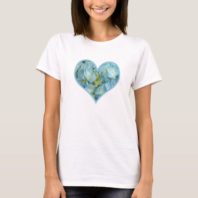T-shirt Hydrangea Heart (Frente)