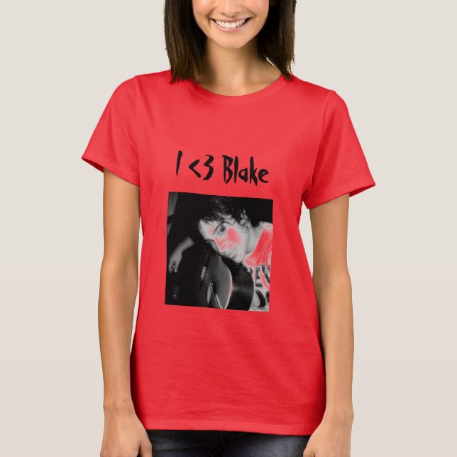 T-shirt I <3 Blake (Frente)
