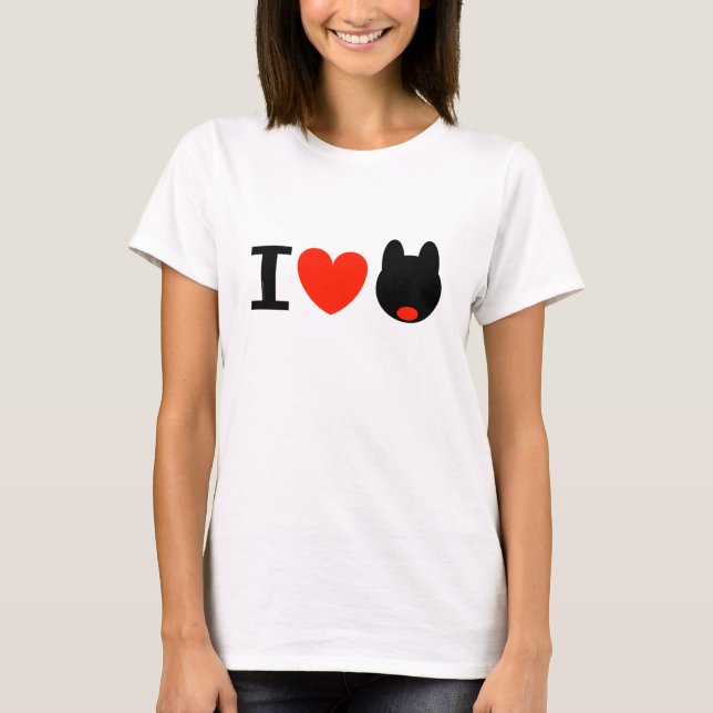 T-Shirt "I AMVE DOGS" (Frente)